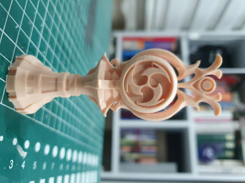 Electro Gnosis -- Genshin Impact -- 3D Printable -- Print-In-Place 3D Print Model