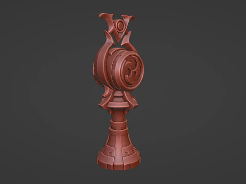 Electro Gnosis -- Genshin Impact -- 3D Printable -- Print-In-Place 3D Print Model
