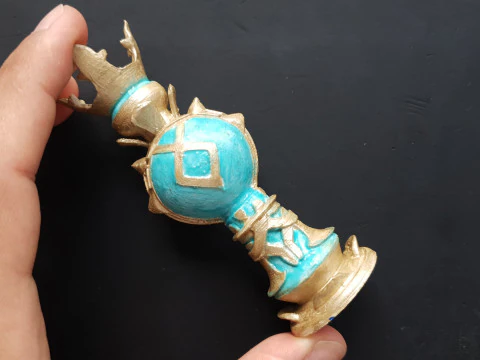 Genshin Impact -- Anemo Gnosis -- 3D Printable -- Print-In-Place 3D Print Model