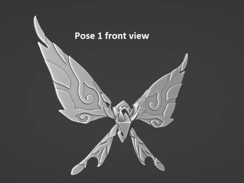 Dendro Crystalfly -- Genshin Impact Decoration -- 3D Printable Figurine 3D Print Model
