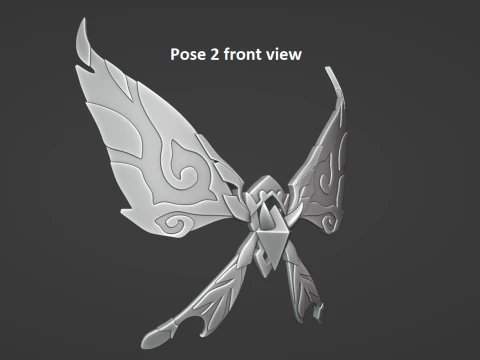 Dendro Crystalfly -- Genshin Impact Decoration -- 3D Printable Figurine 3D Print Model