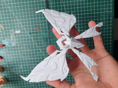 Dendro Crystalfly -- Genshin Impact Decoration -- 3D Printable Figurine 3D Print Model