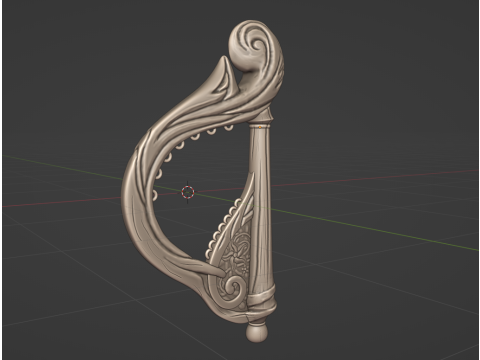 Windblume Lyre -- Genshin Impact -- 3D Printable -- Venti Cosplay 3D Print Model