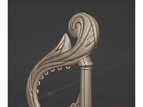 Windblume Lyre -- Genshin Impact -- 3D Printable -- Venti Cosplay 3D Print Model