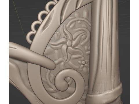 Windblume Lyre -- Genshin Impact -- 3D Printable -- Venti Cosplay 3D Print Model