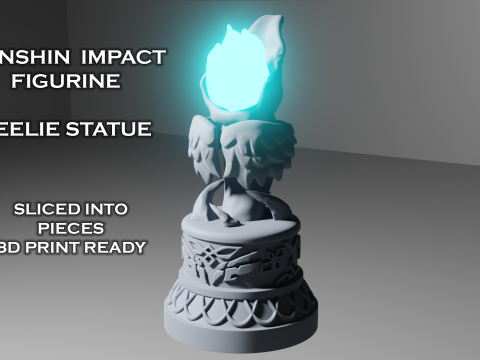 Seelie Statue -- Genshin Impact Figurine -- 3D Printable 3D Print Model