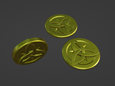 Mora - Genshin Impact - Estatueta para impress&atilde;o em 3D Modelo de Impressão 3D