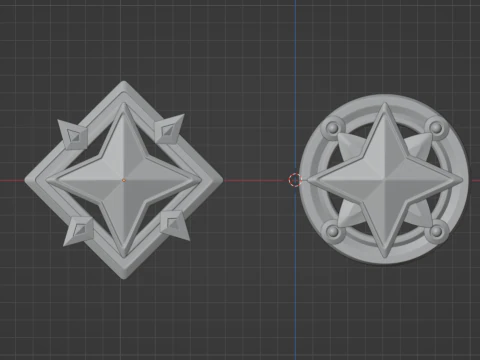 Genshin Impact -- Masterless Starglitter and Masterless Stardust -- 3D Printable Figurines 3D Print Model