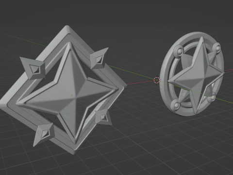 Genshin Impact -- Masterless Starglitter and Masterless Stardust -- 3D Printable Figurines 3D Print Model