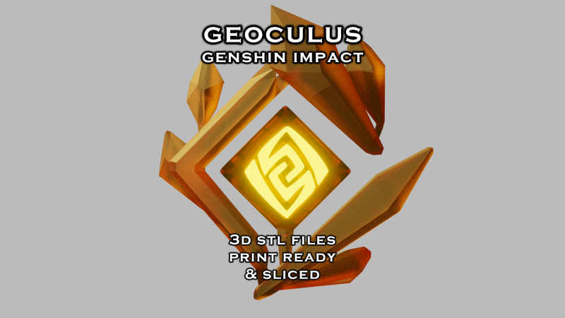 Geoculus -- Genshin Impact -- 3D Print Ready 3D Print Model .c4d .max .obj .3ds .fbx .stl .blend 