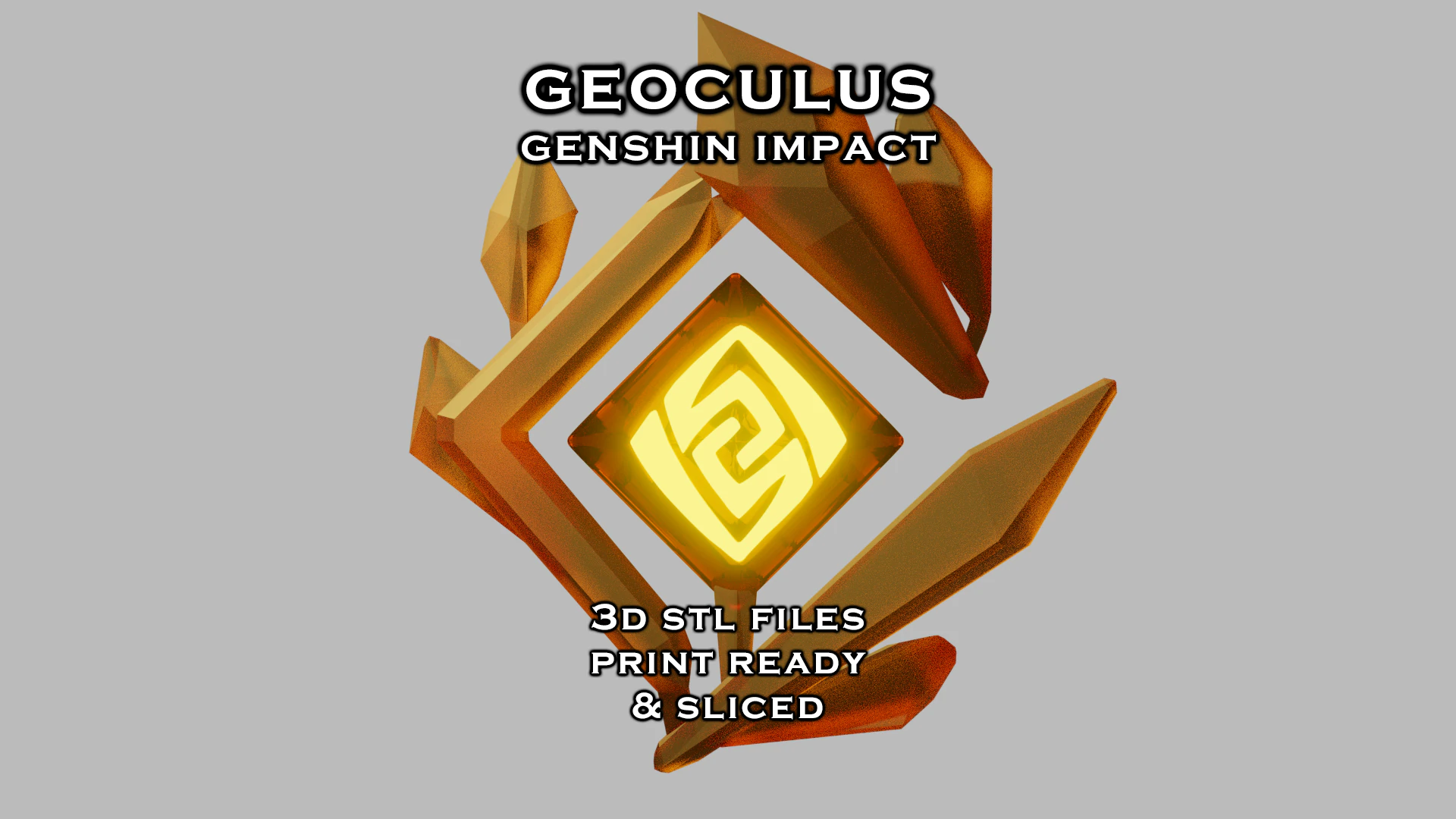 Geoculus -- Genshin Impact -- 3D Print Ready 3D Print Model .c4d .max .obj .3ds .fbx .stl .blend 