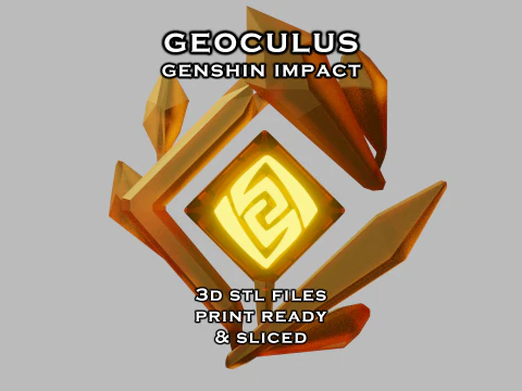 Geoculus &ndash; Genshin Impact &ndash; Pronto per la stampa 3D Modello di stampa 3D