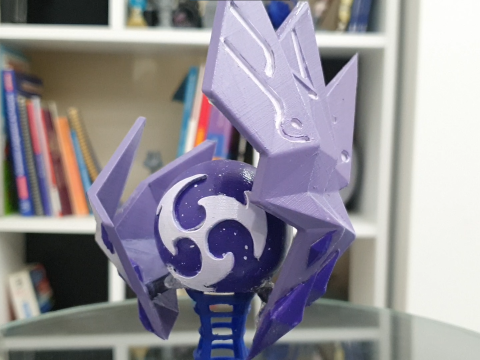 Electroculus -- Genshin Impact -- With LED Slots -- 3D Printable Figurine 3D Print Model