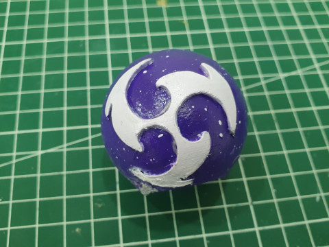 Electroculus -- Genshin Impact -- With LED Slots -- 3D Printable Figurine 3D Print Model