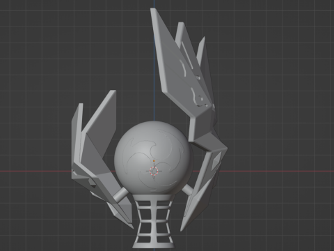 Electroculus -- Genshin Impact -- With LED Slots -- 3D Printable Figurine 3D Print Model