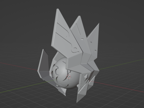 Electroculus -- Genshin Impact -- With LED Slots -- 3D Printable Figurine 3D Print Model