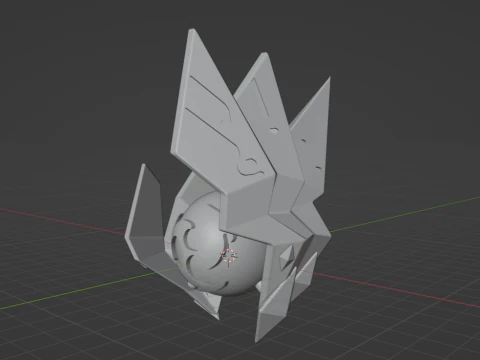 Electroculus -- Genshin Impact -- With LED Slots -- 3D Printable Figurine 3D Print Model