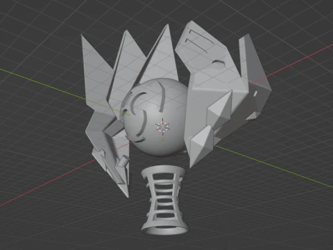 Electroculus -- Genshin Impact -- With LED Slots -- 3D Printable Figurine 3D Print Model