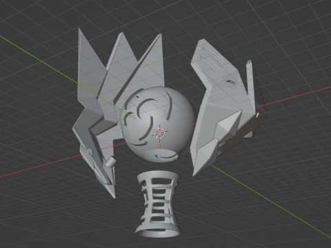 Electroculus -- Genshin Impact -- With LED Slots -- 3D Printable Figurine 3D Print Model