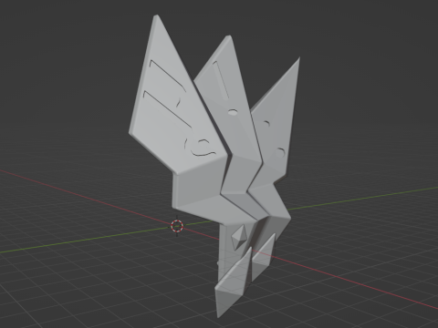 Electroculus -- Genshin Impact -- With LED Slots -- 3D Printable Figurine 3D Print Model