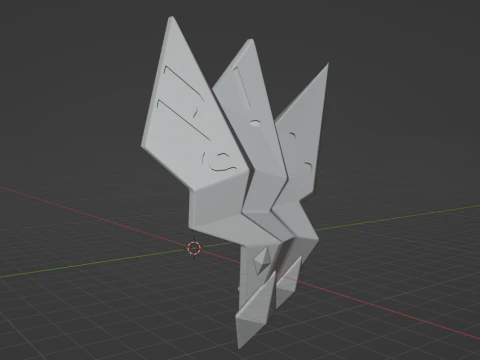 Electroculus -- Genshin Impact -- With LED Slots -- 3D Printable Figurine 3D Print Model