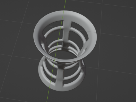 Electroculus -- Genshin Impact -- With LED Slots -- 3D Printable Figurine 3D Print Model