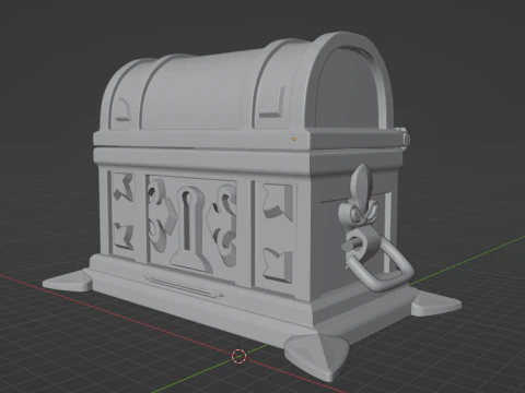 Genshin Impact -- Lux Chest -- 3D Printable Functional Figurine 3D Print Model