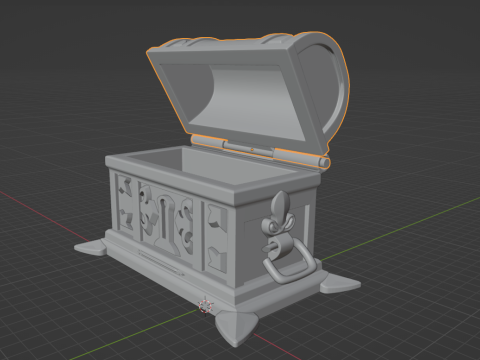 Genshin Impact -- Lux Chest -- 3D Printable Functional Figurine 3D Print Model