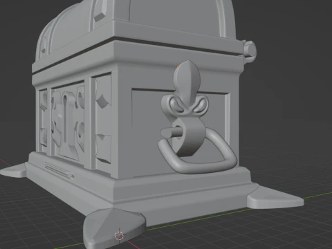 Genshin Impact -- Lux Chest -- 3D Printable Functional Figurine 3D Print Model