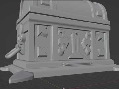 Genshin Impact -- Lux Chest -- 3D Printable Functional Figurine 3D Print Model