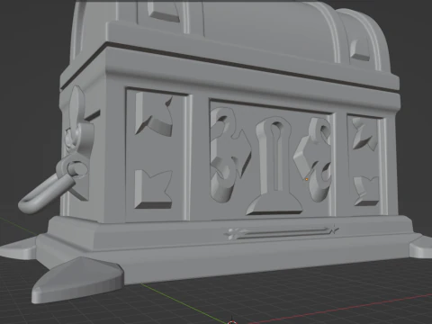 Genshin Impact -- Lux Chest -- 3D Printable Functional Figurine 3D Print Model