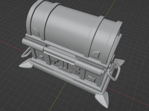 Genshin Impact -- Lux Chest -- 3D Printable Functional Figurine 3D Print Model