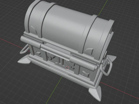 Genshin Impact -- Lux Chest -- 3D Printable Functional Figurine 3D Print Model