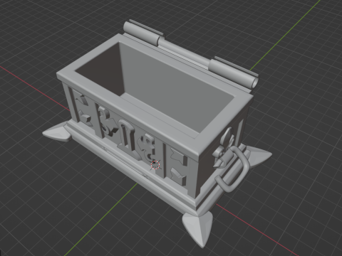 Genshin Impact -- Lux Chest -- 3D Printable Functional Figurine 3D Print Model