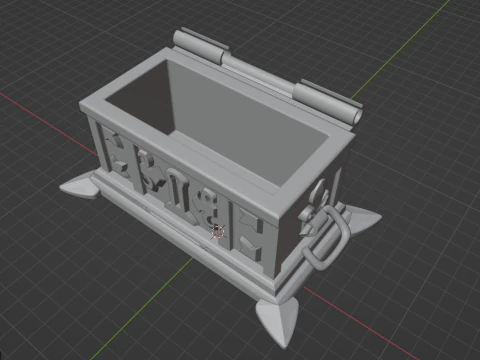 Genshin Impact -- Lux Chest -- 3D Printable Functional Figurine 3D Print Model
