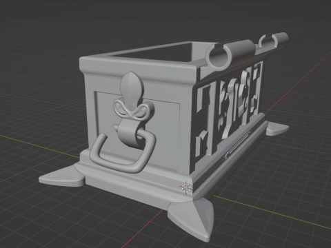 Genshin Impact -- Lux Chest -- 3D Printable Functional Figurine 3D Print Model