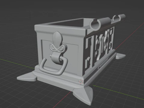 Genshin Impact -- Lux Chest -- 3D Printable Functional Figurine 3D Print Model