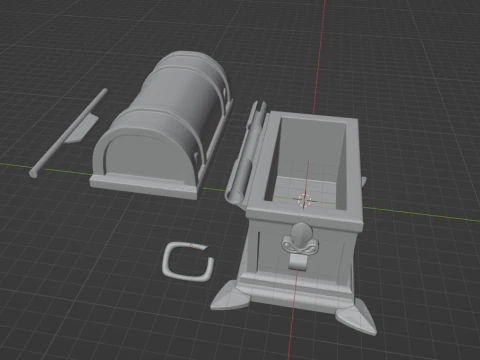 Genshin Impact -- Lux Chest -- 3D Printable Functional Figurine 3D Print Model