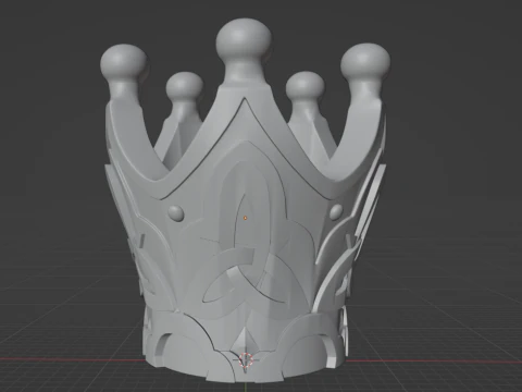 Crown of Insight -- Genshin Impact -- 3D Printable Keychain 3D Print Model