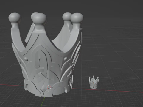 Crown of Insight -- Genshin Impact -- 3D Printable Keychain 3D Print Model