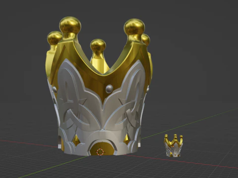 Crown of Insight -- Genshin Impact -- 3D Printable Keychain 3D Print Model
