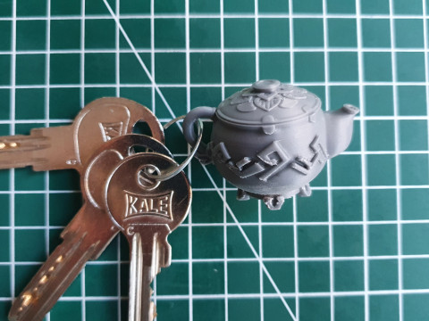 Serenitea Pot -- Genshin Impact -- 3D Printable Keychain 3D Print Model