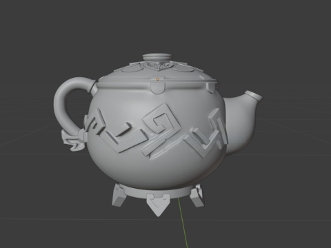 Serenitea Pot -- Genshin Impact -- 3D Printable Keychain 3D Print Model