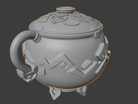 Serenitea Pot -- Genshin Impact -- 3D Printable Keychain 3D Print Model