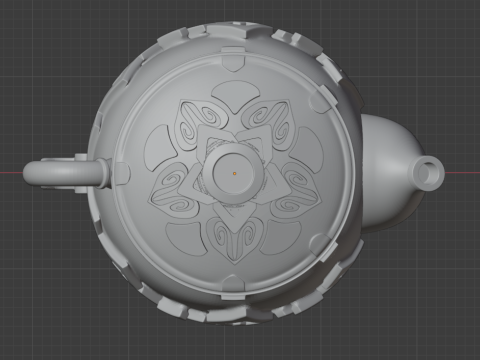 Serenitea Pot -- Genshin Impact -- 3D Printable Keychain 3D Print Model
