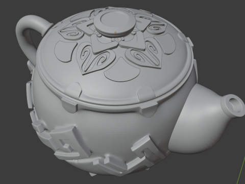 Serenitea Pot -- Genshin Impact -- 3D Printable Keychain 3D Print Model