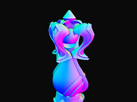 Hydro Gnosis -- Genshin Impact -- Gnosis of Furina -- 3D Printable Cosplay Prop 3D Print Model