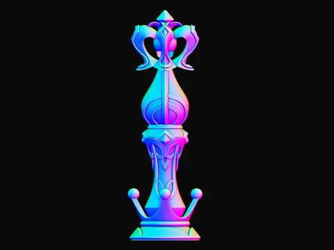Hydro Gnosis -- Genshin Impact -- Gnosis of Furina -- 3D Printable Cosplay Prop 3D Print Model