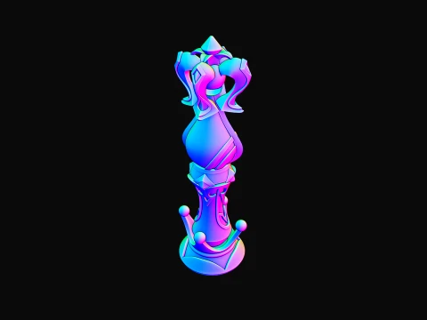 Hydro Gnosis -- Genshin Impact -- Gnosis of Furina -- 3D Printable Cosplay Prop 3D Print Model