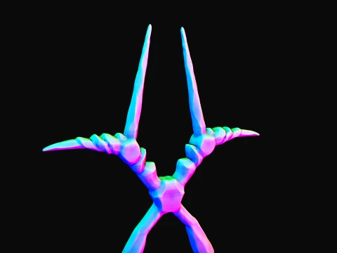 Eyjafjalla Staff -- Arknights -- 3D Printable Cosplay Prop -- STL Files 3D Print Model